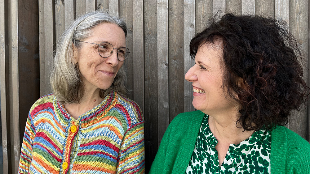 Rita M. und Silvana Künzler, Angebotsleiterin Gedächtnistrainings Alzheimer beider Basel